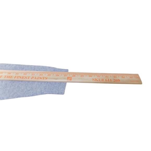 Pendleton Lambswool Sweater S Women Gray Office Workwear Elbow Patches Casual - Picture 7 of 7